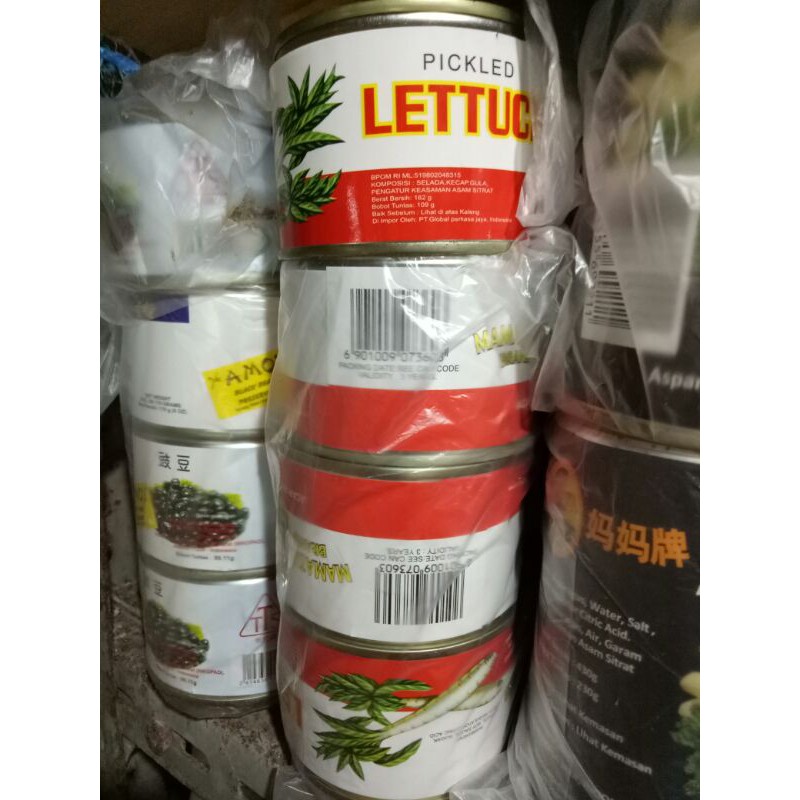 

Acar Selada / Caisim kaleng / Pickled Lettuce 182gr
