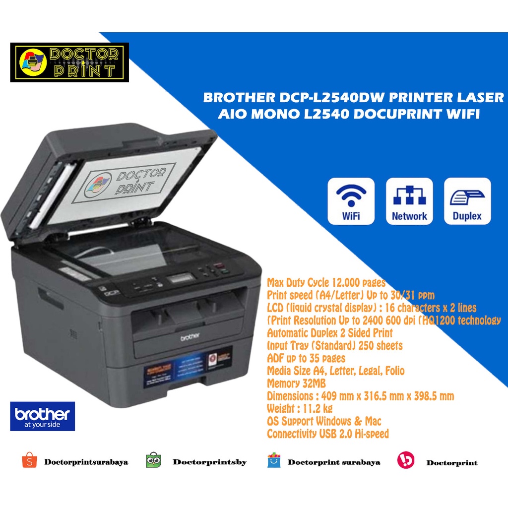 Printer Brother DCP L2540DW