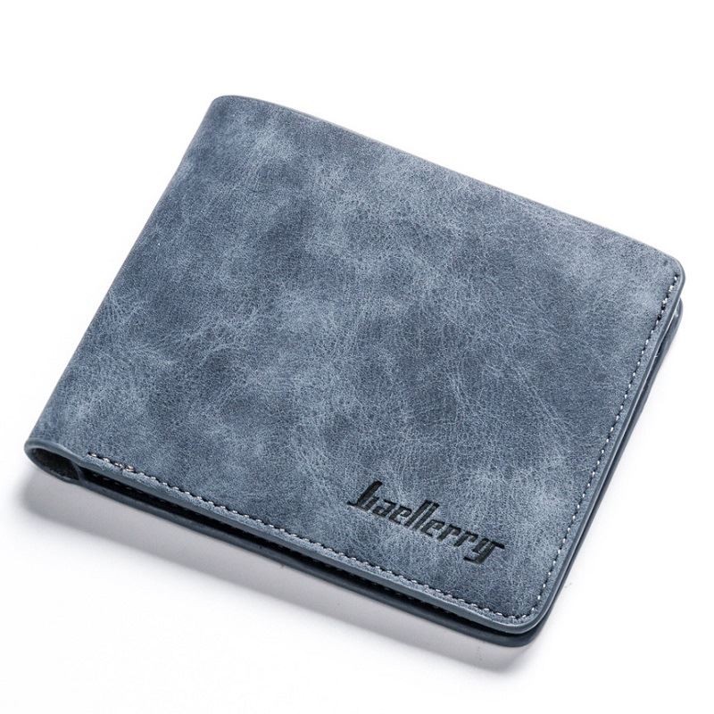 BJ21152 - BLUE/BROWN/GRAY - DOMPET COWOK PRIA DOMPET KARTU IMPORT TERMURAH JAKARTA JTF1152H JTF1152V