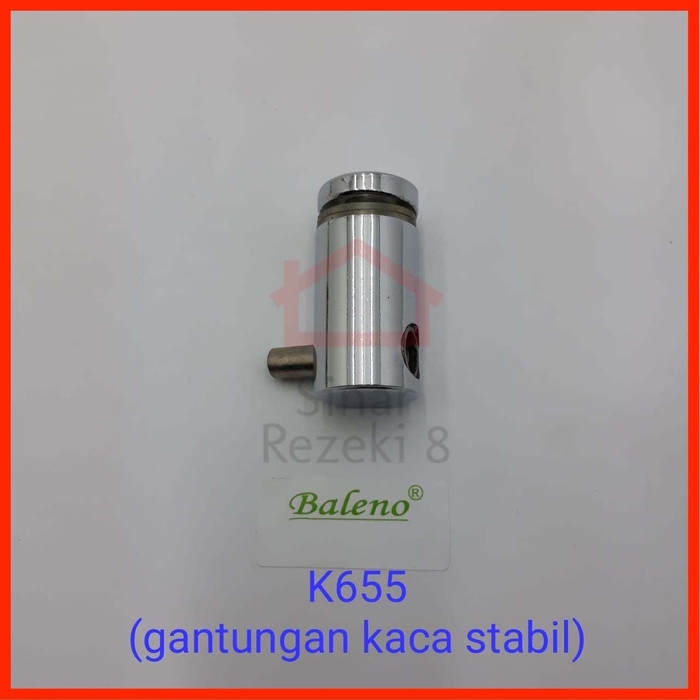 K655 Gantungan Kaca STABIL Bracket Rak Ambalan Kawat Sling Baja Seling