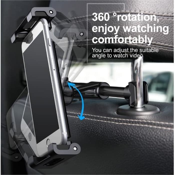 BASEUS Backseat Car Mount SUHZ-01- iPad Phone Holder Back Seat Mobil