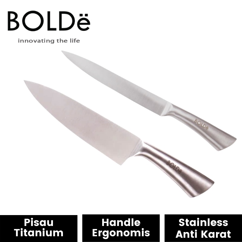 Pisau Dapur Stainless Steel Bolde | Cooking Knife Knives Utility Stainles Stenlis Anti Karat