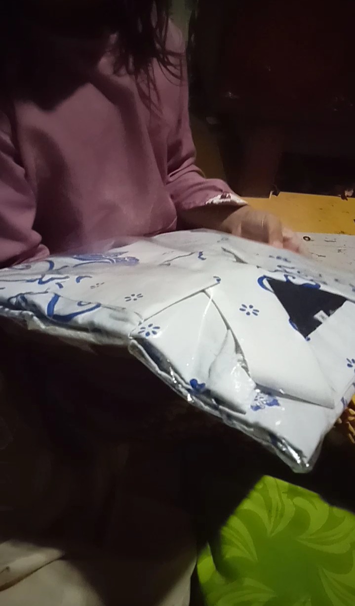 Merak Putih Panjang Kemeja Batik Pria Full Furing Batik Solo Pria Lengan Panjang