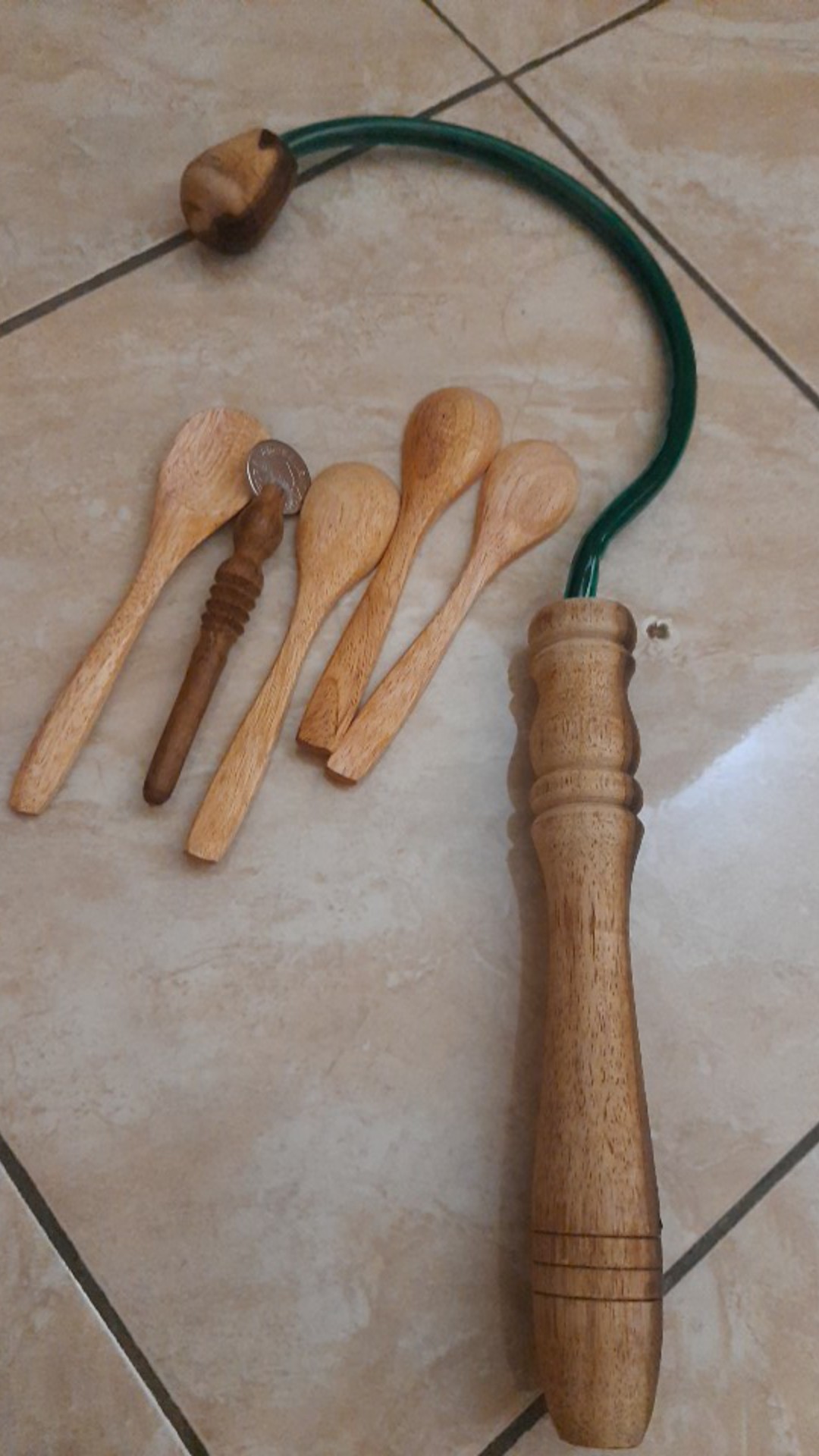 Sendok Kayu / Sendok Makan Unik, Bahan Kayu Lamtoro Dan Mahoni, Food Grade!