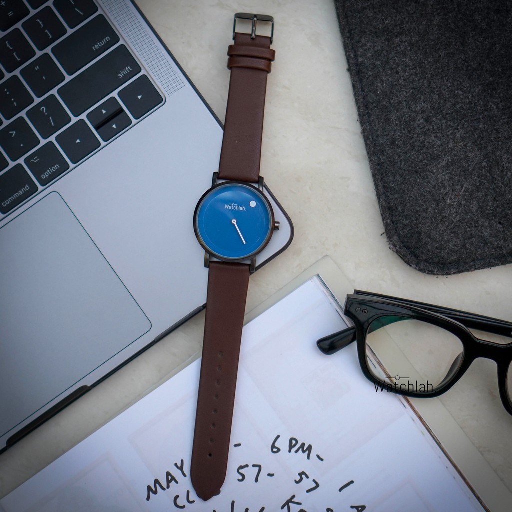 Watchlah Dot Neck - Blue Brown