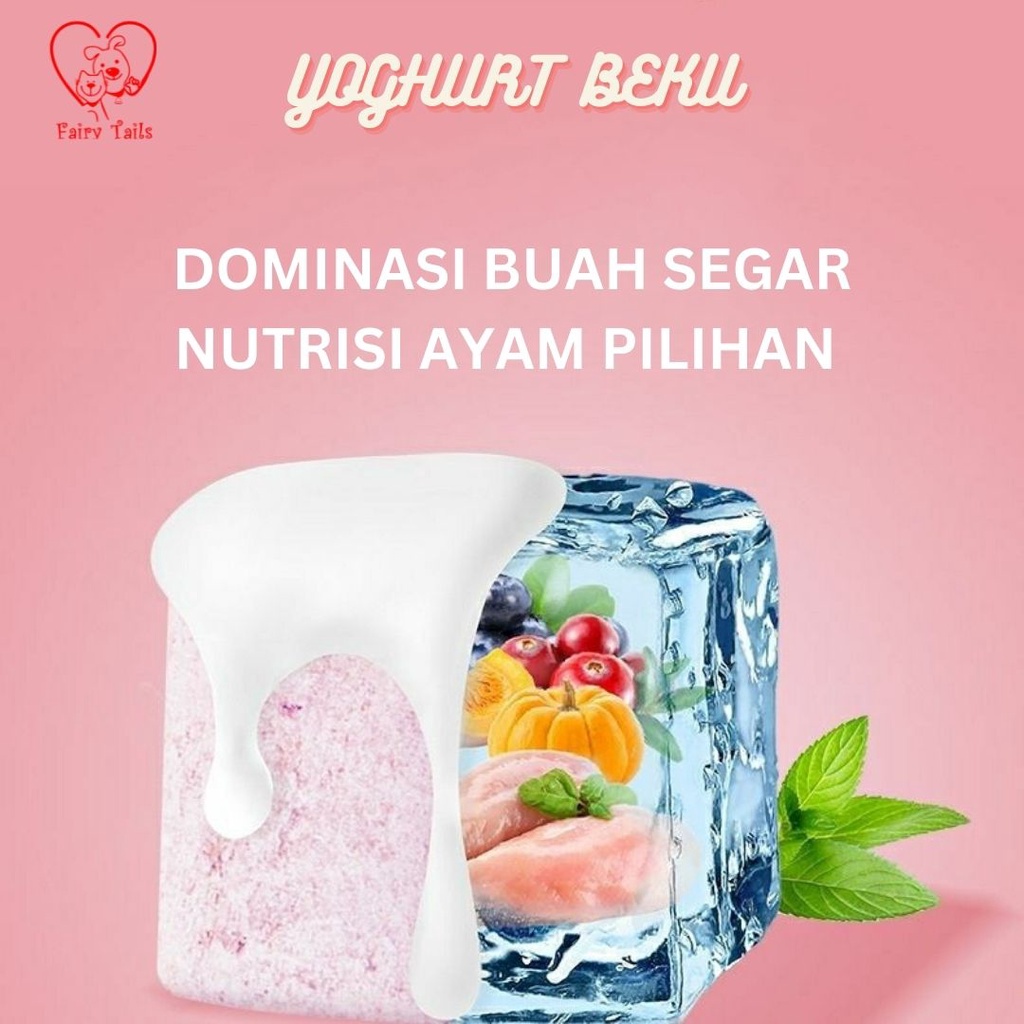 Yoghurt Beku Snack Cemilan Sehat Yogurt Untuk Anabul Anjing dan Kucing / Freeze Dried Yoghurt for Cat and Dog Pets