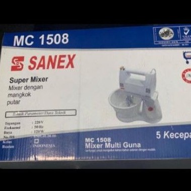 Sanex Mixer Com + Mangkuk Putar MC 1508