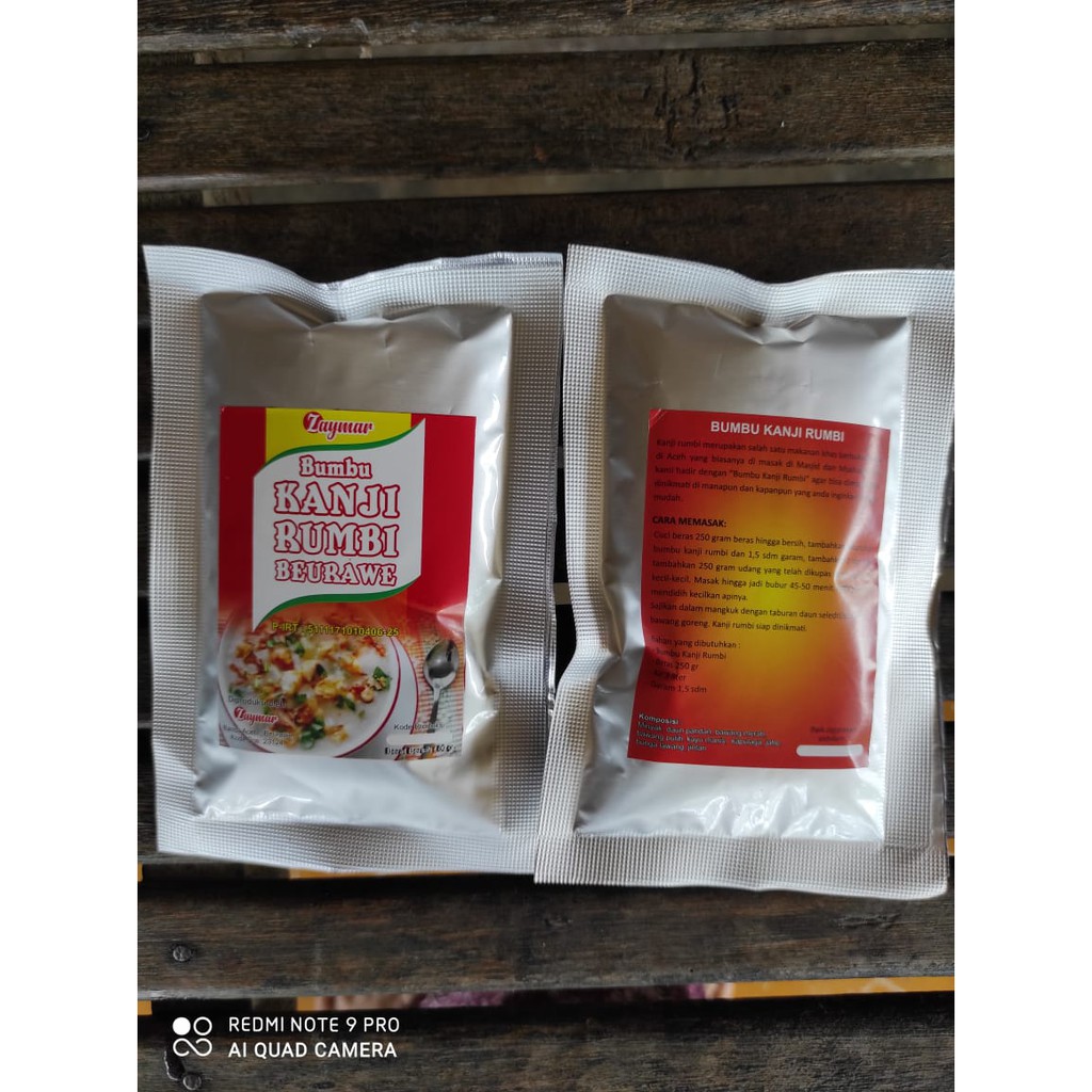 

Bumbu Kanji Rumbi Khas Aceh Zaymar Food