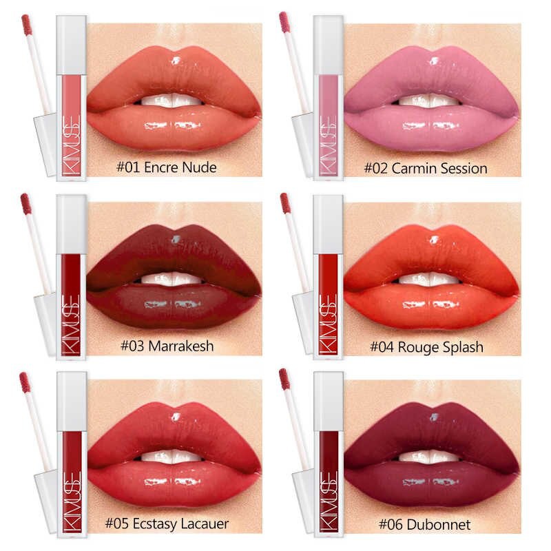 (READY &amp; ORI) Kimuse 6 Color Liquid Plump Crystal Glossy Lip Gloss 805