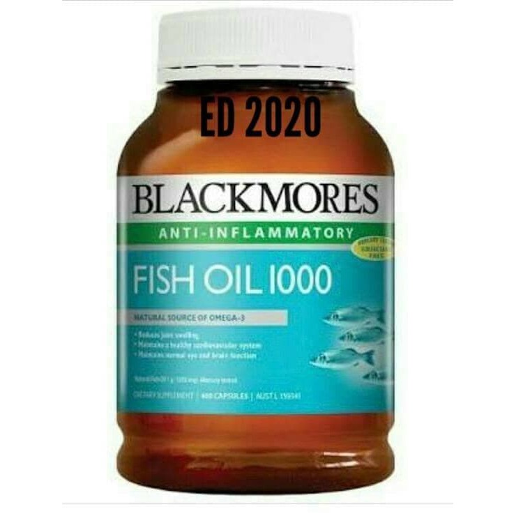 Blackmores Fish Oil 1000 minyak ikan 400 Kapsul