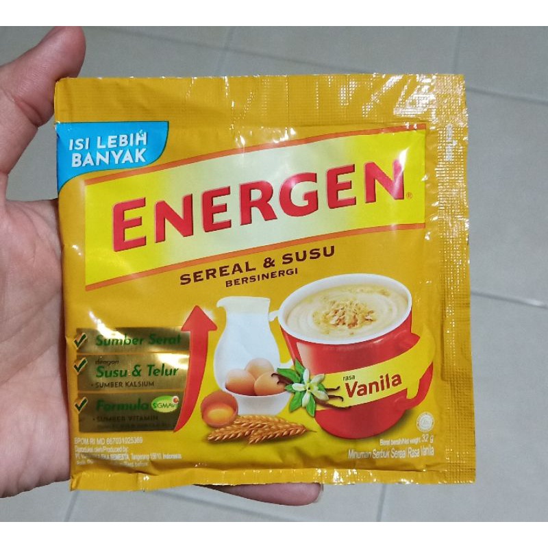 

Energen sereal & susu bersinergi 32gr (1 sachet)