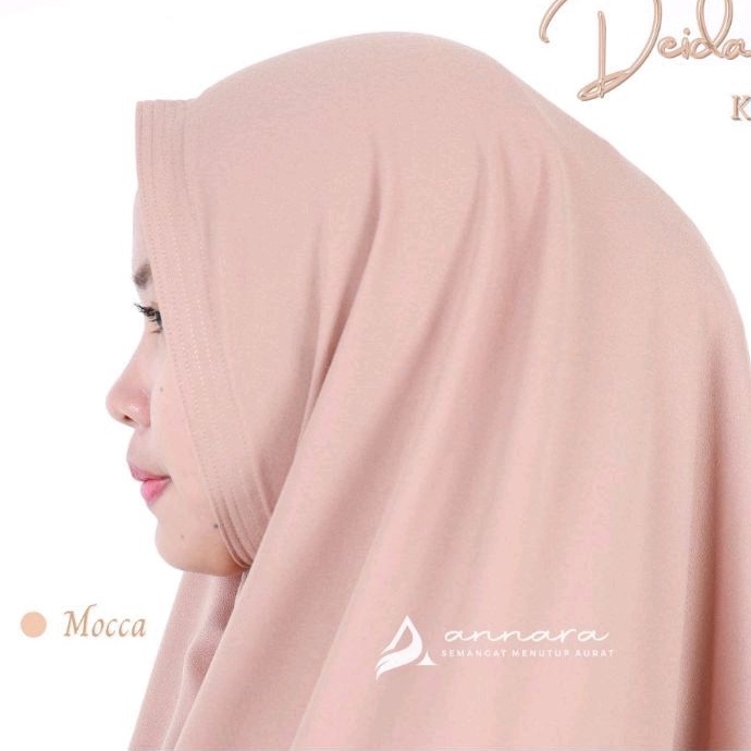 Size L || khimar wolfis || jilbab wolfis ||khimar Annara hijab instan YURA