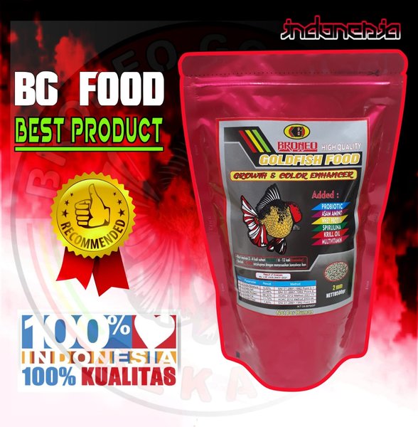 

Pelet BG food untuk ikan mas koki 100gr.....TERMURAH....pelet koki