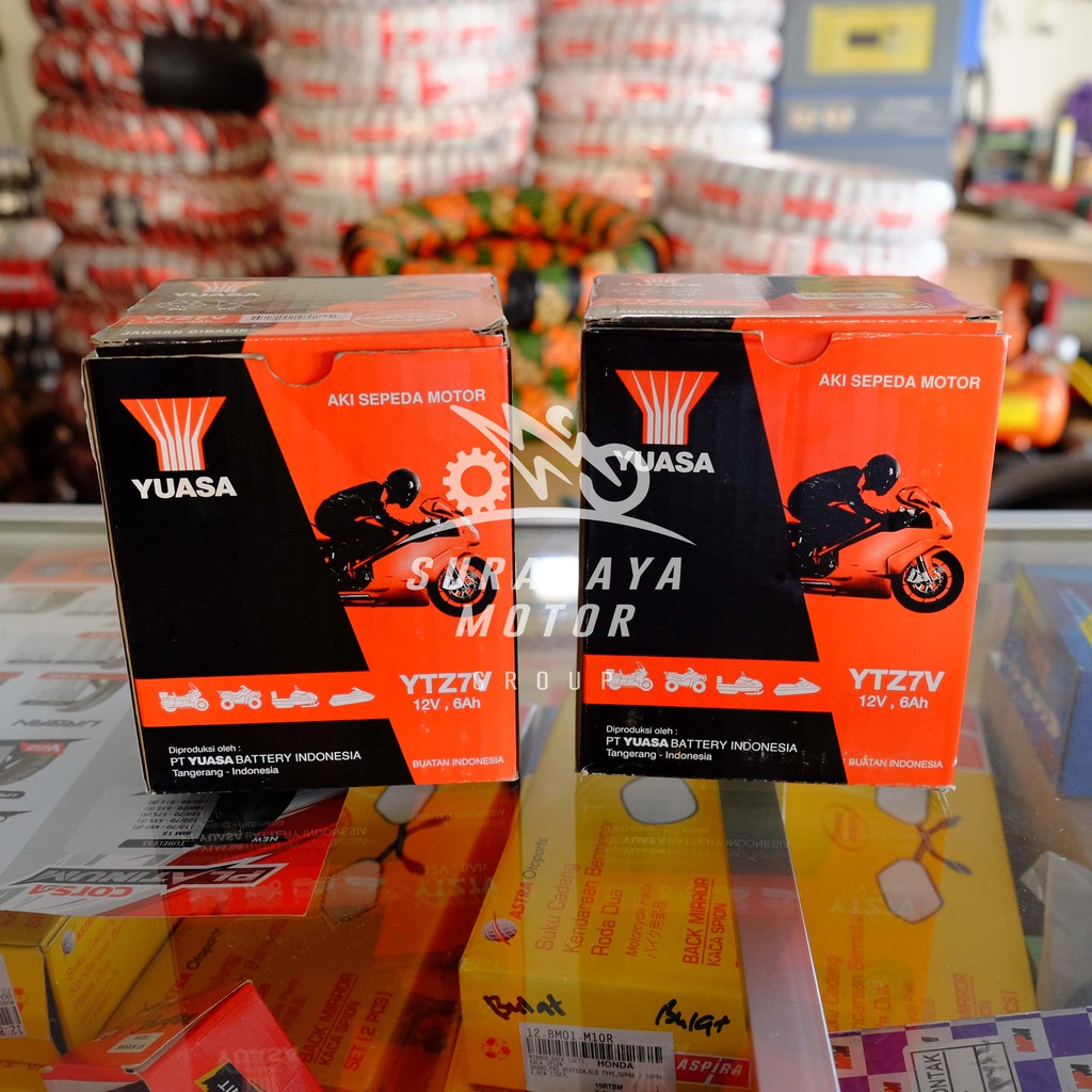 Aki NMax KLX Yuasa YTZ7V Yamaha N Max (Aki Kering) 100% ASLI