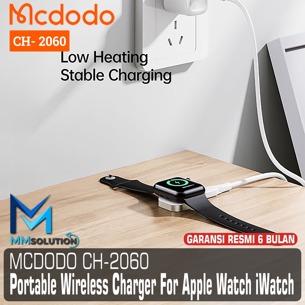 MCDODO CH-2060 Portable Wireless Charger For Apple Watch iWatch