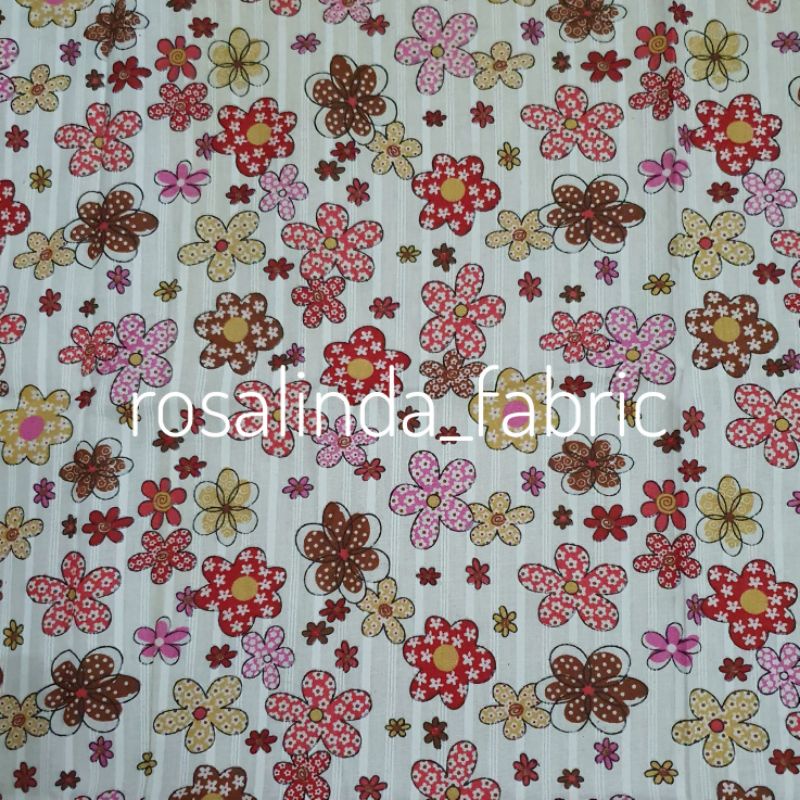 KAIN PERCA BUNGA SALUR