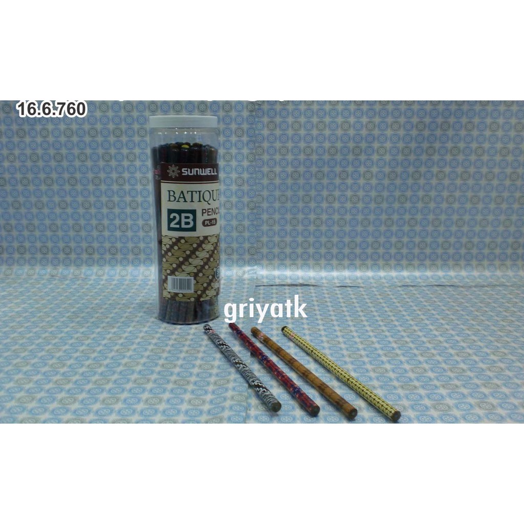 

Pensil batik 2B Kayu sunwell