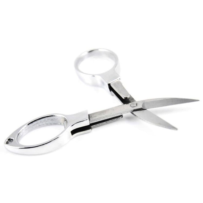 Gunting Lipat Mini Stainless Serbaguna Mini Scissors Foldable Unique