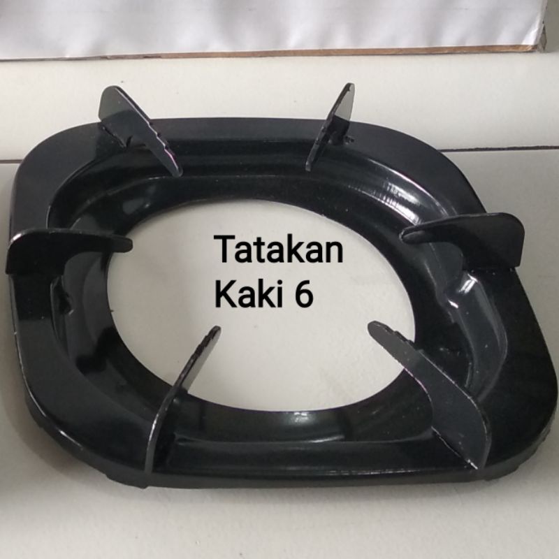 TATAKAN TUNGKU KOMPOR GAS RINNAI PLAT BESI TEBAL GERIGI KAKI 4 KAKI 6