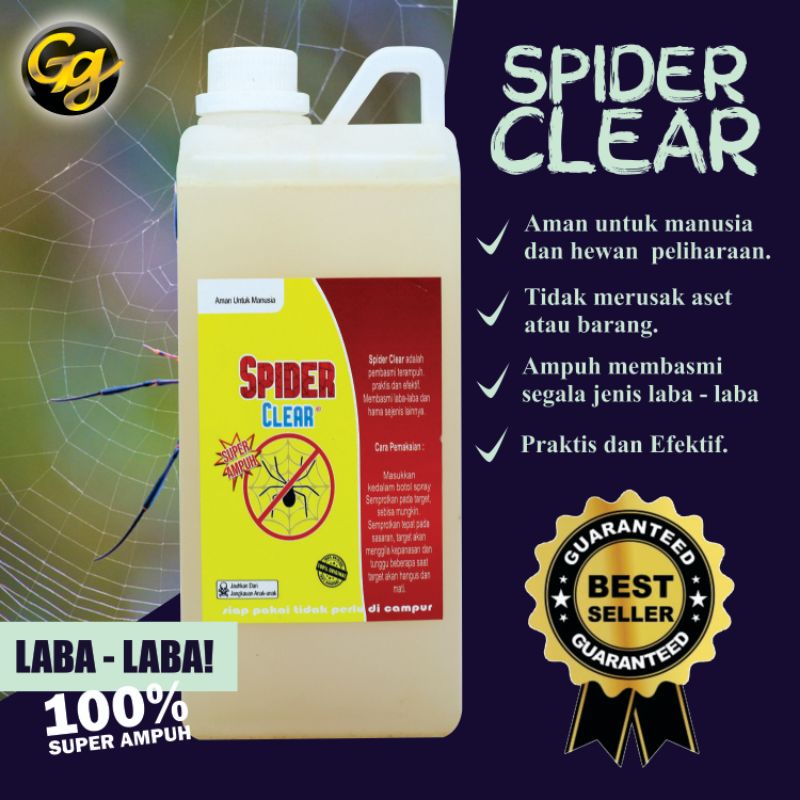 Racun Spider/Pembasmi Laba², semut, kecoa, tikus, rayap, kutu kasur, serangga,nyamuk,lalat,cicak,sarang tawon,sarang laba laba,lipan,tungau,kutu busuk kasur komplit dan paling ampuh