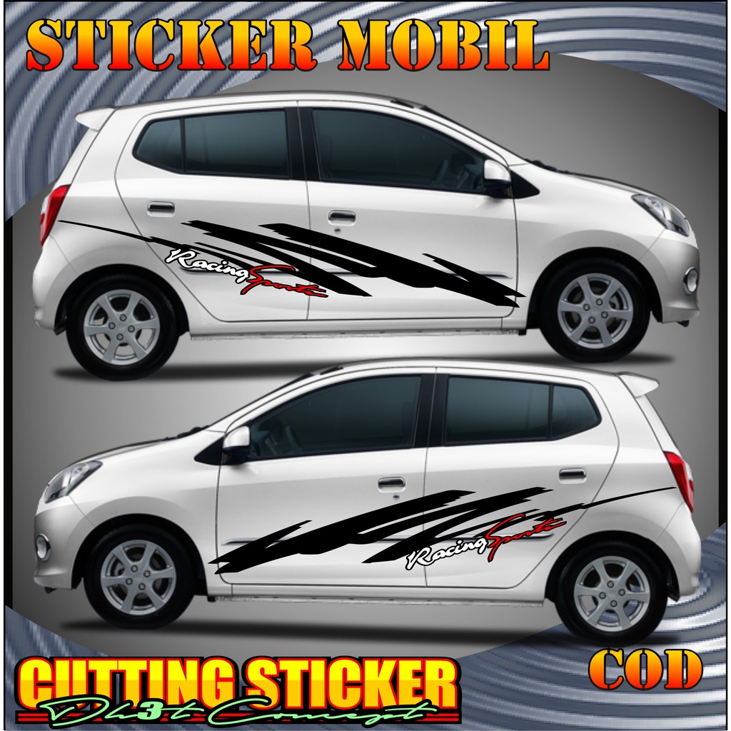 Sticker Samping Mobil Agya Ayla Sticker Keren All Mobil