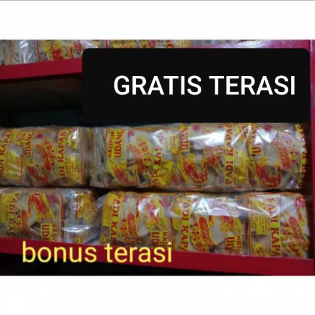 

1 bal 20pcs @250gr Krupuk udang padi kapas