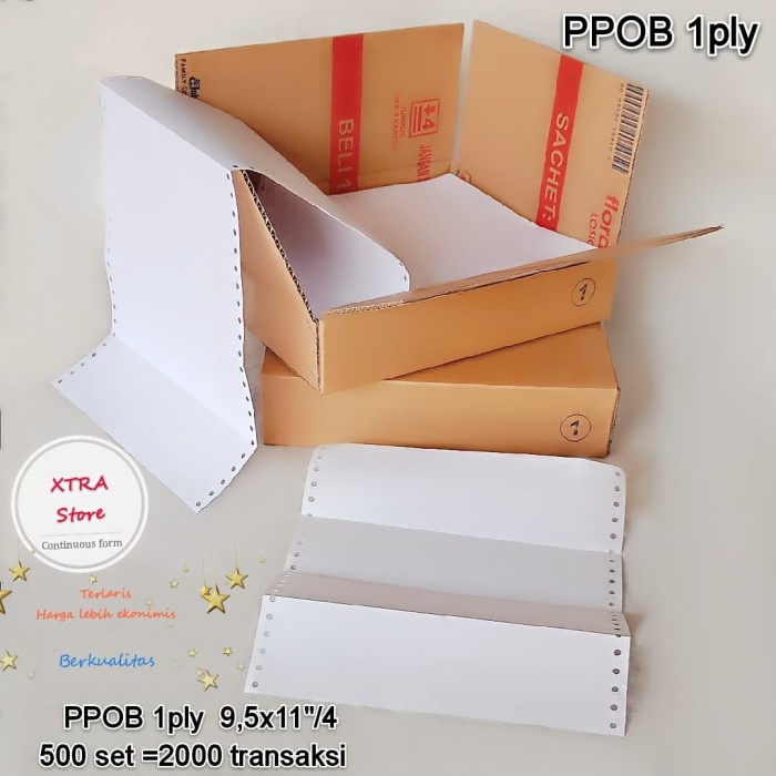 

Exclusive Ecer Kertas Ppob 1Ply 9.5X11/4 Berkualitas