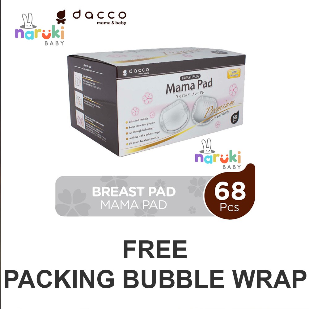 Dacco Mamapad Mama Pad Premium 68 Breastpad Breast Pads isi 68 pcs