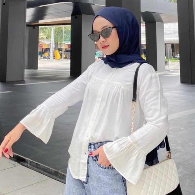 Augie - Jelita Blouse Polos Rayon