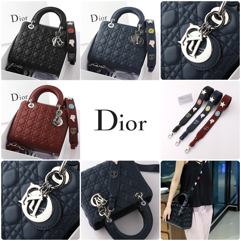 CHRISTIAN DIOR LADY BHW CRUISE BAG WITH BOX