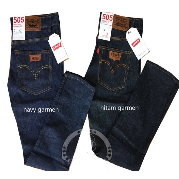 CELANA JEANS PANJANG GARMEN JUMBO PRIA/SLIMFIT GARMEN JUMBO PRIA - Hitam, 33