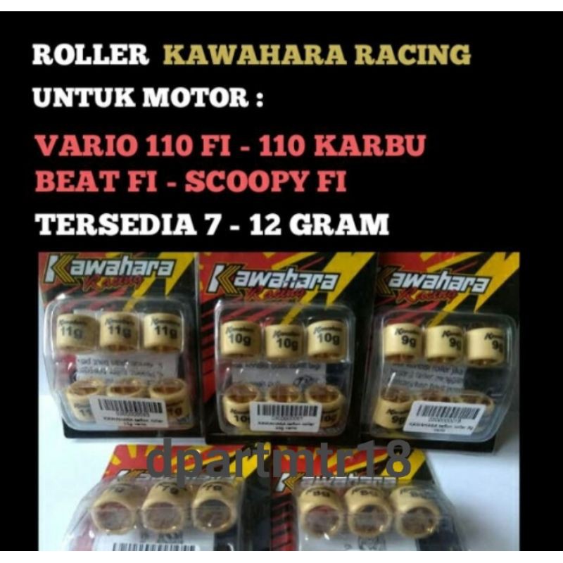 Roller racing Vario110,vario110fi, Beat fi, Scoopy fi KAWAHARA RACING