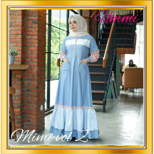 NISA SABYAN"Gamis Modern Busana Muslim Wanita Terbaru AUDREY Ori LTS"RAMADHAN HARI RAYA IDUL FITRI D