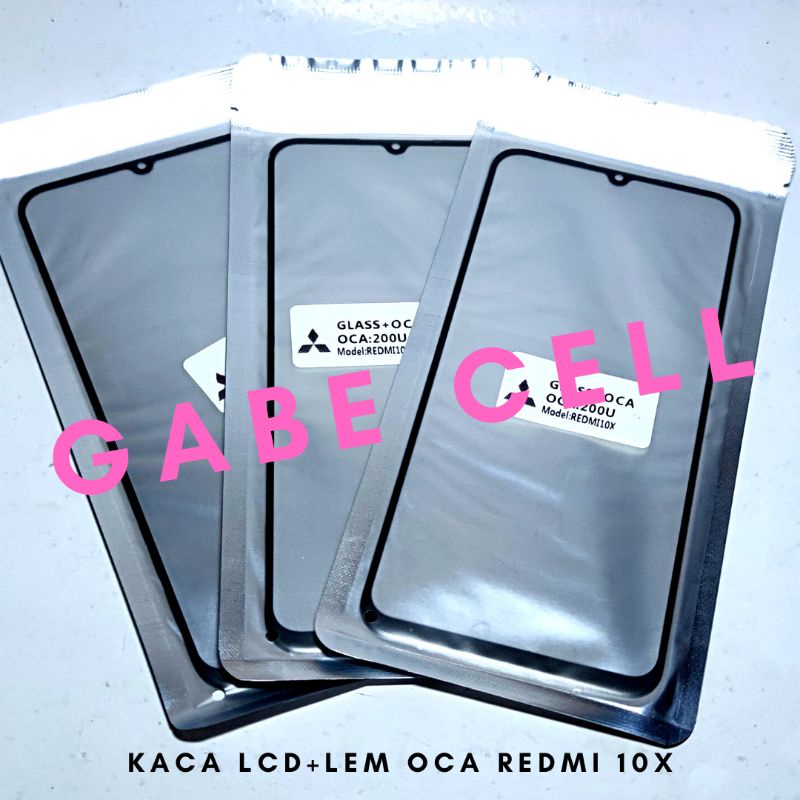 KACA DEPAN LCD+LEM OCA REDMI 10X 5G/REDMI 10X PRO 5G
