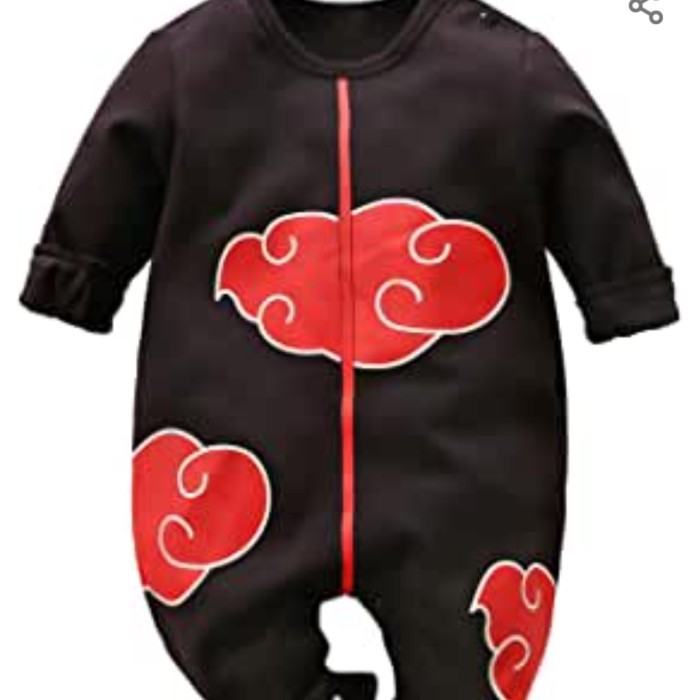 Naruto baby romper costume kostum bayi Ninja naruto the akatsuki