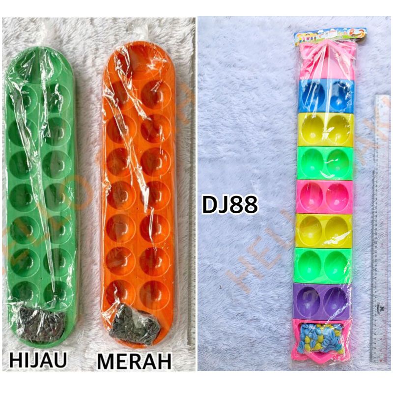 MAINAN JADUL DAKON PLASTIK ADA BIJI DAKONAN JADOEL JAMAN DULU CONGKLAK BIJI KOPI PLASTIK