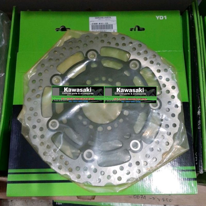 piringan cakram depan disc disk depan er6 er6n non abs Original Kawasaki