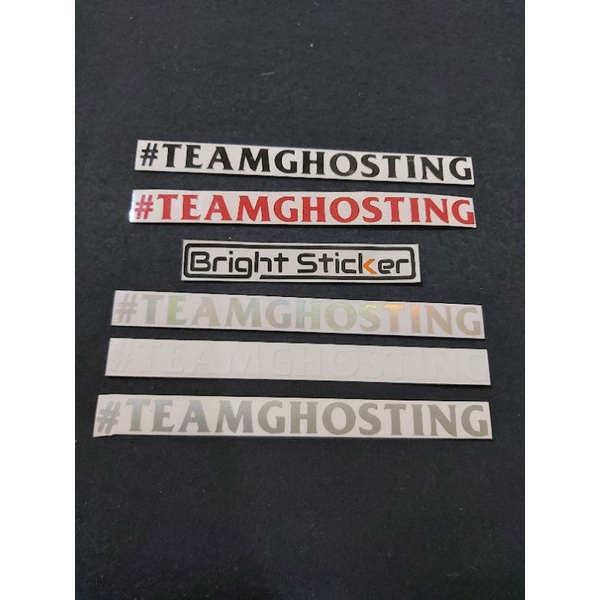 STICKER TEAM GHOSTING CUTTING