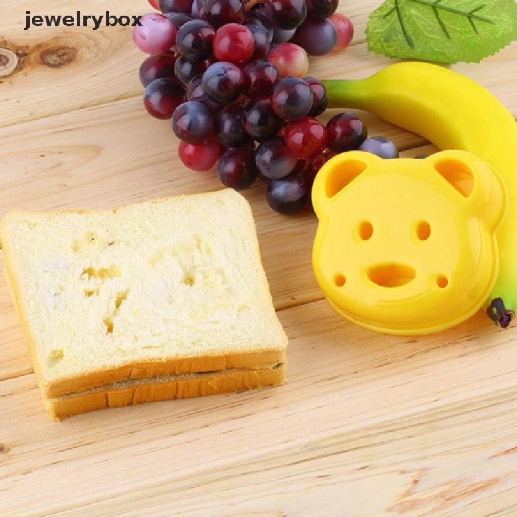 (jewelrybox) Cetakan Kue / Roti / Biskuit / Sandwich DIY Bentuk Beruang