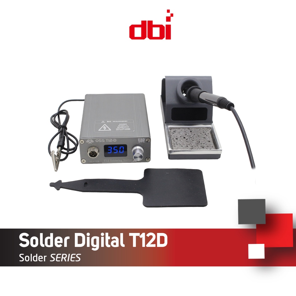 Solder Tangan Pengatur Suhu T12D Premium