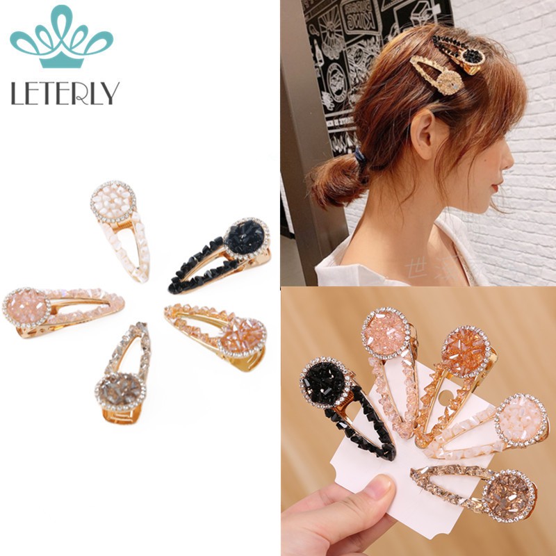 Klip Jepit Rambut Warna Merah Gaya Korea untuk Wanita F90 Klip Jepit Rambut Warna Merah Gaya Korea untuk Wanita F90