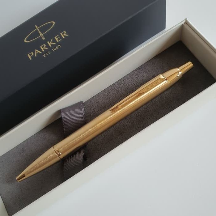 

SALE Pulpen Parker Original IM Full Gold BP - Isi Hitam