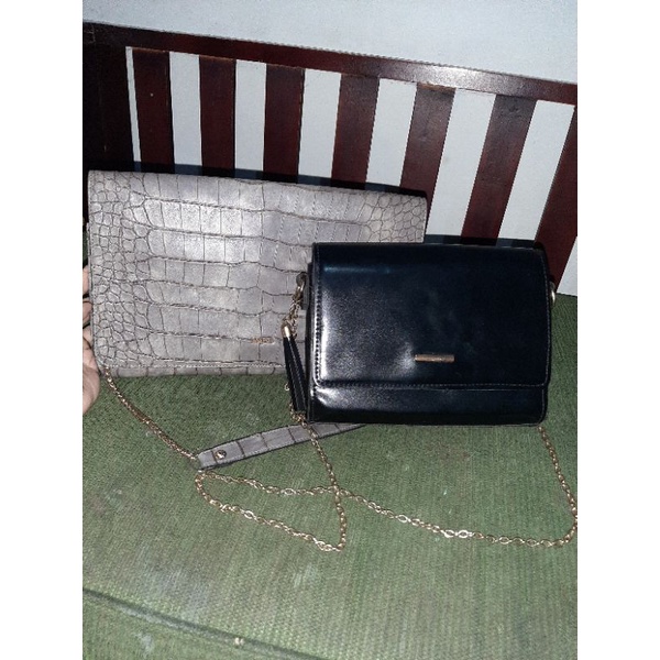 tas elegance dan tas hitam no brand ka alfafitriana