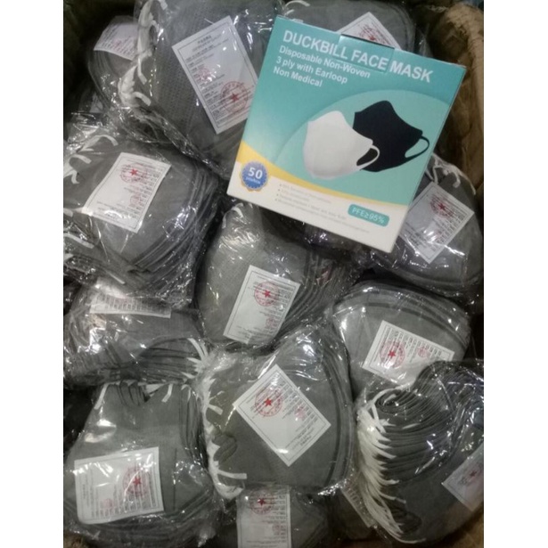 MASKER DUCKBILL WARNA ABU/MASKER DUCKBILL ABU/MASKER DUCKBILL