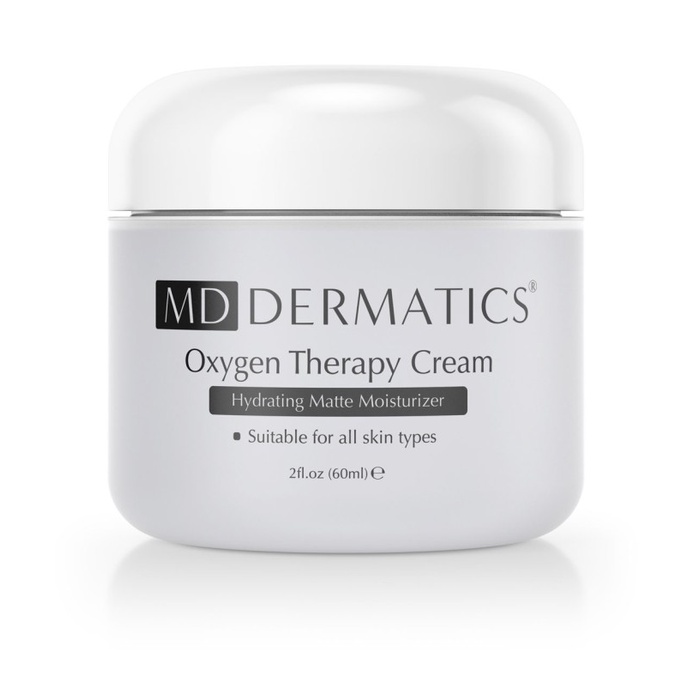 MD Dermatics Oxygen Therapy Cream Hydrating Matte Moisturizer Pelembab