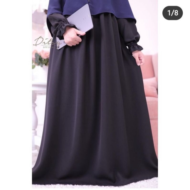 Ditsy Desember Lilura Marzan Black size L