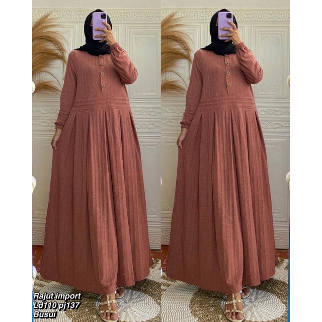 Baju Gamis Rajut