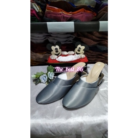 Slop pengantin polosan/Sepatu pengantin