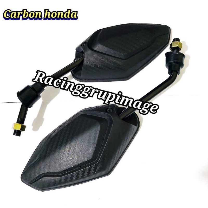 Spion Vario 150 Carbon Variasi Tangkai Panjang Universal Honda Scoopy Beat PCX supra