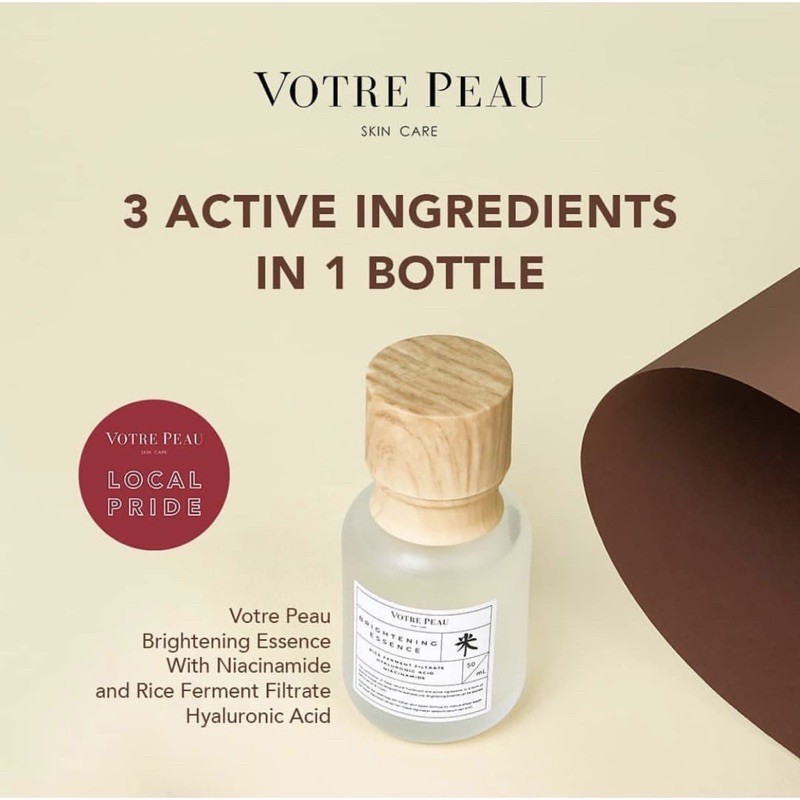 VOTRE PEAU Brightening Essence Indonesia / Skin Care / Niacinamide Hyaluronic Acid Toner Serum Cream